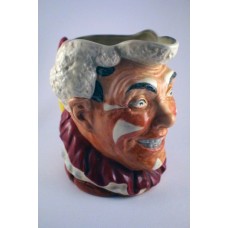 Royal Doulton White Haired Clown Character Jug - 6.25" (Large)